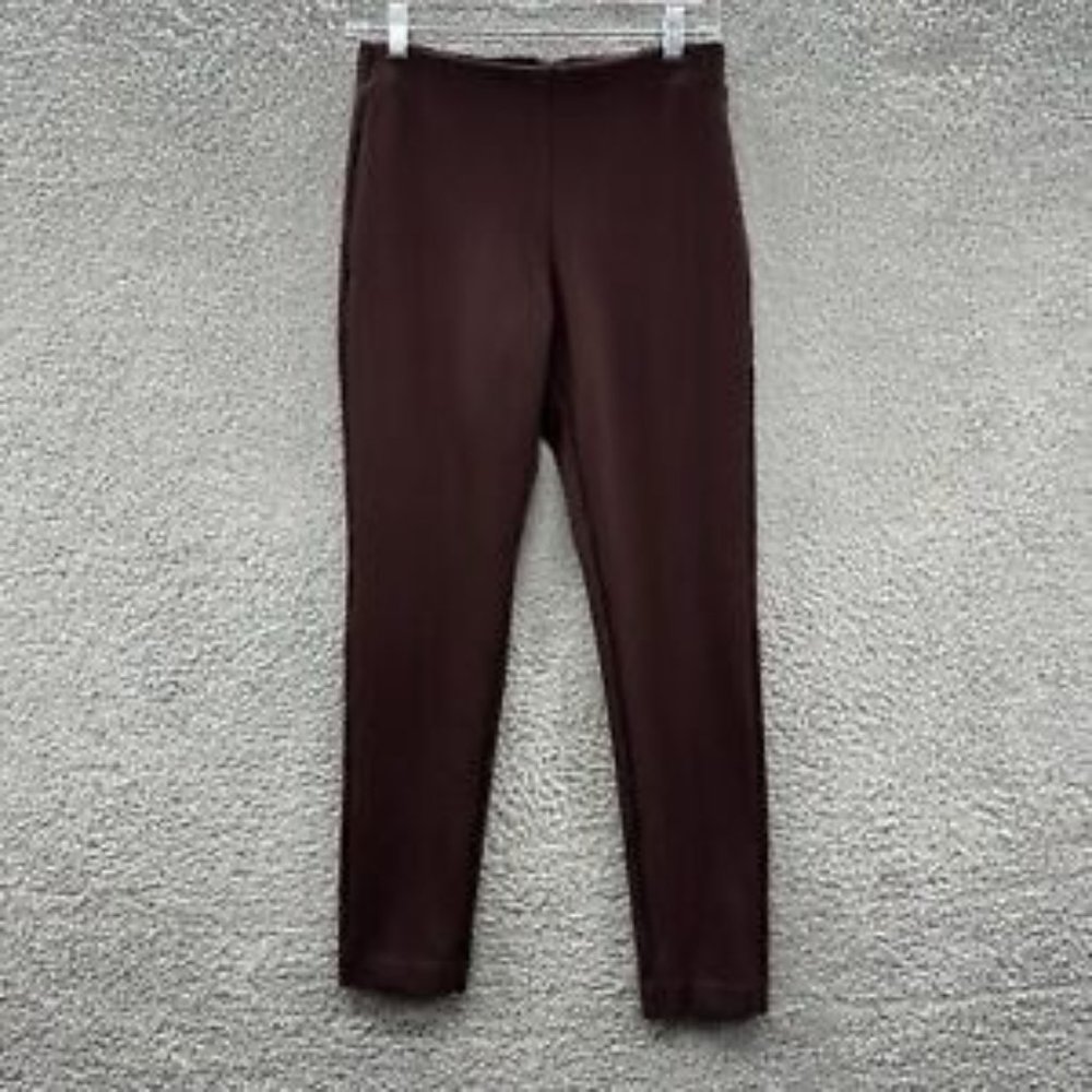 Kenneth Cole Pants Women's Small Maroon‎ Elastic Waist Casual Pants Size S